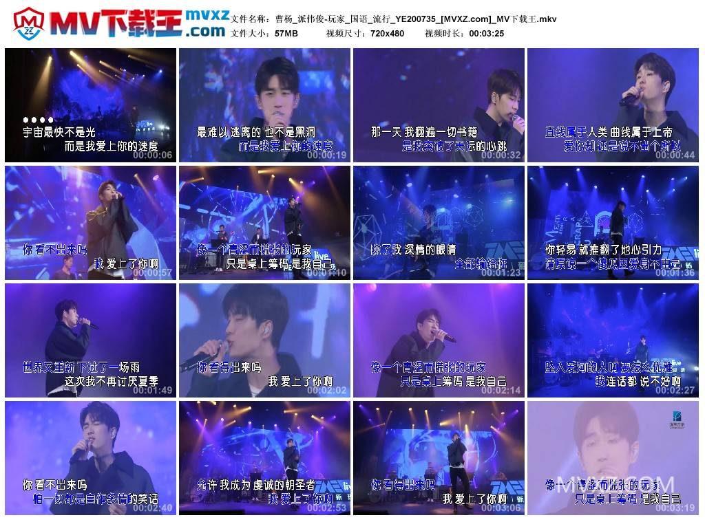 曹杨_派伟俊-玩家_国语_流行_YE200735